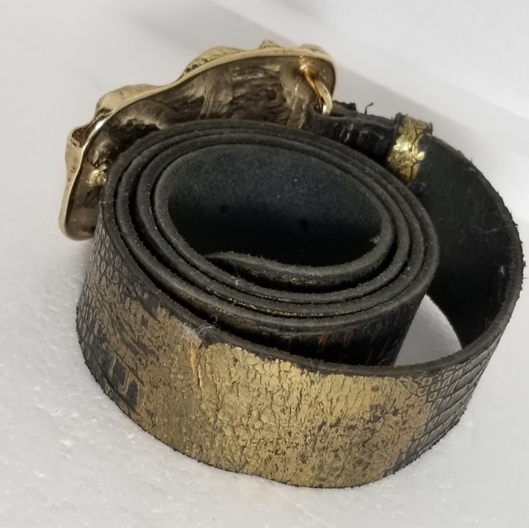 Antoniazzi Firenze Gold Blk Alligator Embossed XL - Picture 6 of 13